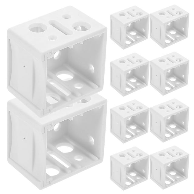 MANLINGDA 10pcs Blind Brackets Heavy Duty Box Mounting Bracket Window