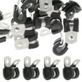 MANLINGDA 20 Pack M8 Stainless Steel Clamp Cable Clips for Tube, Pipe