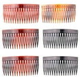 MANLINGDA 20 Plastic Side Combs 16 Teeth Hair DIY French Twist Updo