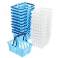 MANLINGDA 20Pcs Mini Shopping Basket Model Desktop Supermarket Mini
