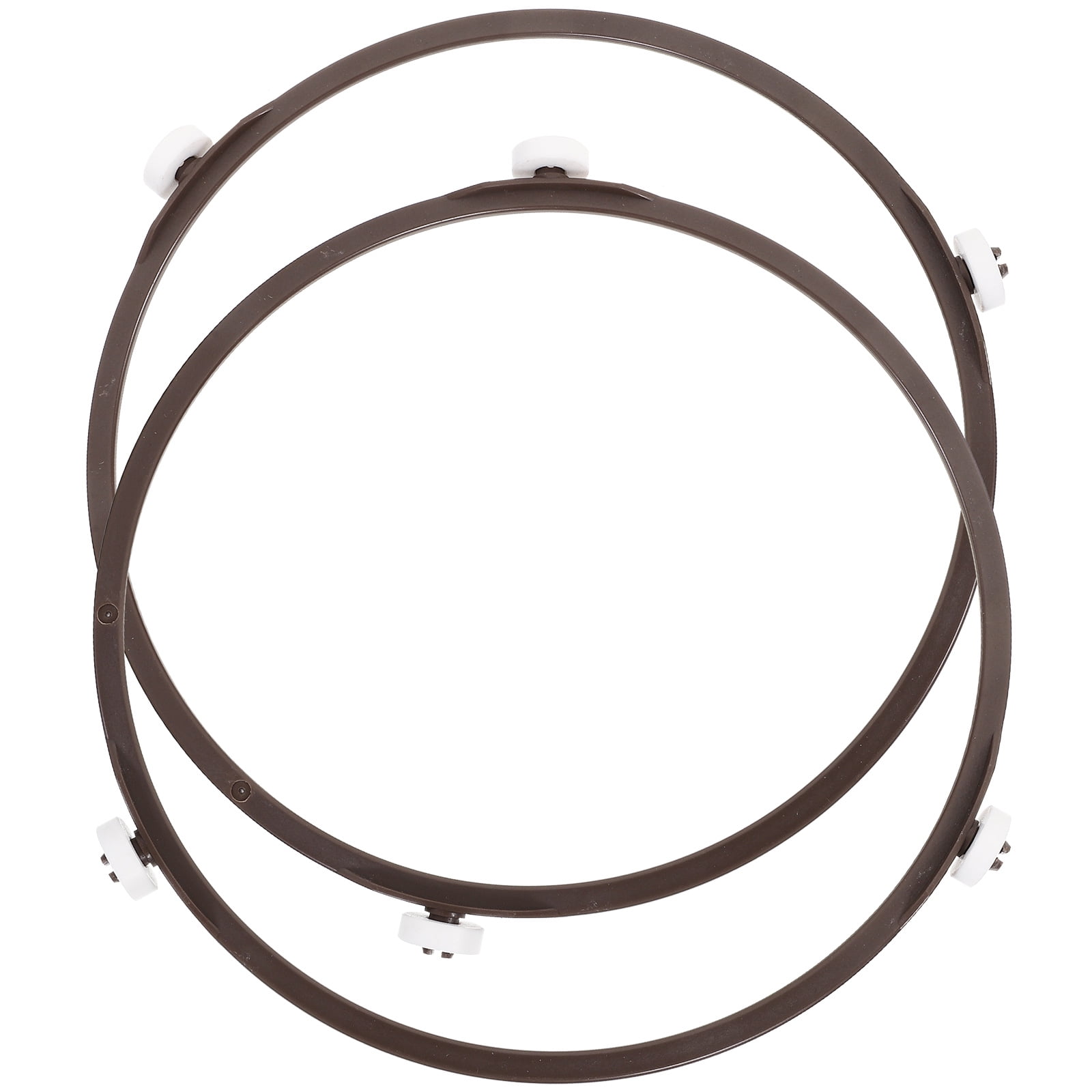 MANLINGDA 2pcs Oven Support Ring Microwave Turntable Plate Roller Oven