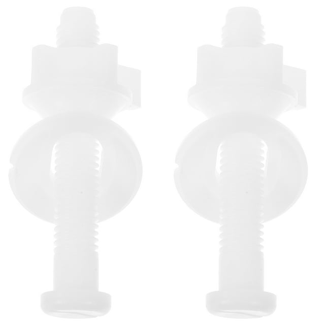 MANLINGDA 2pcs Toilet Seat Screws with Washers Toilet Seat Fixing Bolts
