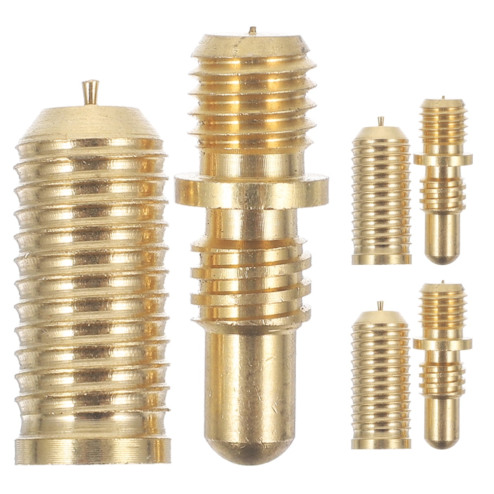 MANLINGDA 3 Sets Pool Cue Extension Rod Joint Screws Copper Screws