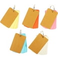 MANLINGDA 5 Blank Flash Card Books w/ Binder Rings for Study & Notes