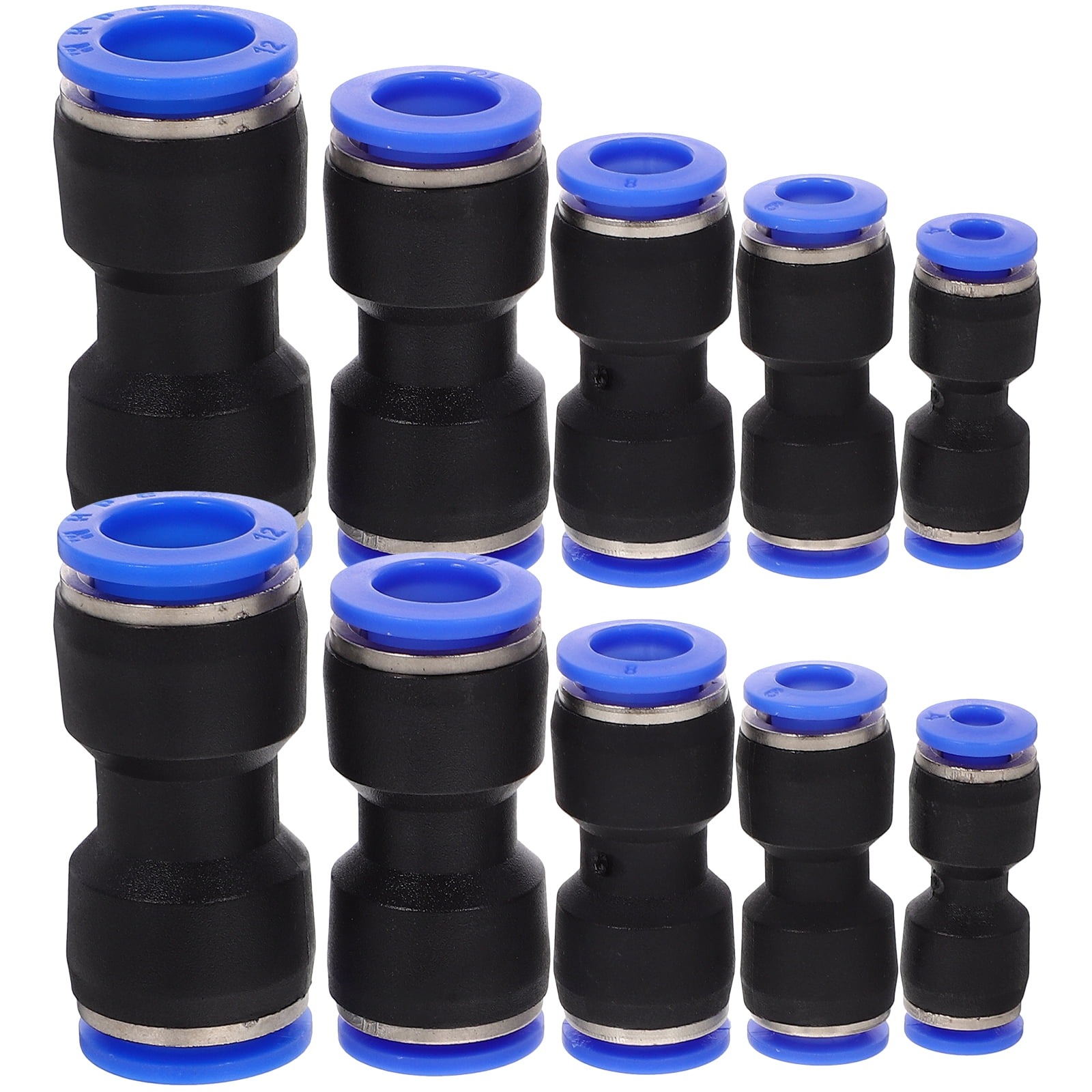 MANLINGDA 50pc Air Fittings Air Hose Fittings Pneumatic Plastic