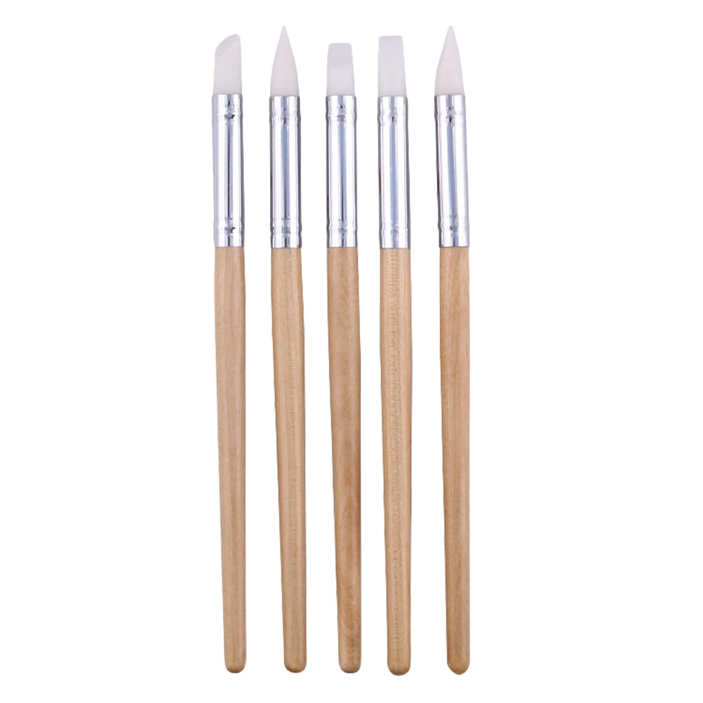 MANLINGDA 5Pcs Pottery Carve Tool Clay Sculpting Tool Clay Scrap Pen
