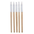 MANLINGDA 5Pcs Pottery Carve Tool Clay Sculpting Tool Clay Scrap Pen