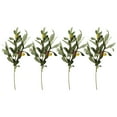 MANLINGDA Artificial Olive Leaves Branches for Floral Arrangement and