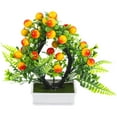 MANLINGDA Artificial Potted Fruit Tree Bonsai for Home Decor