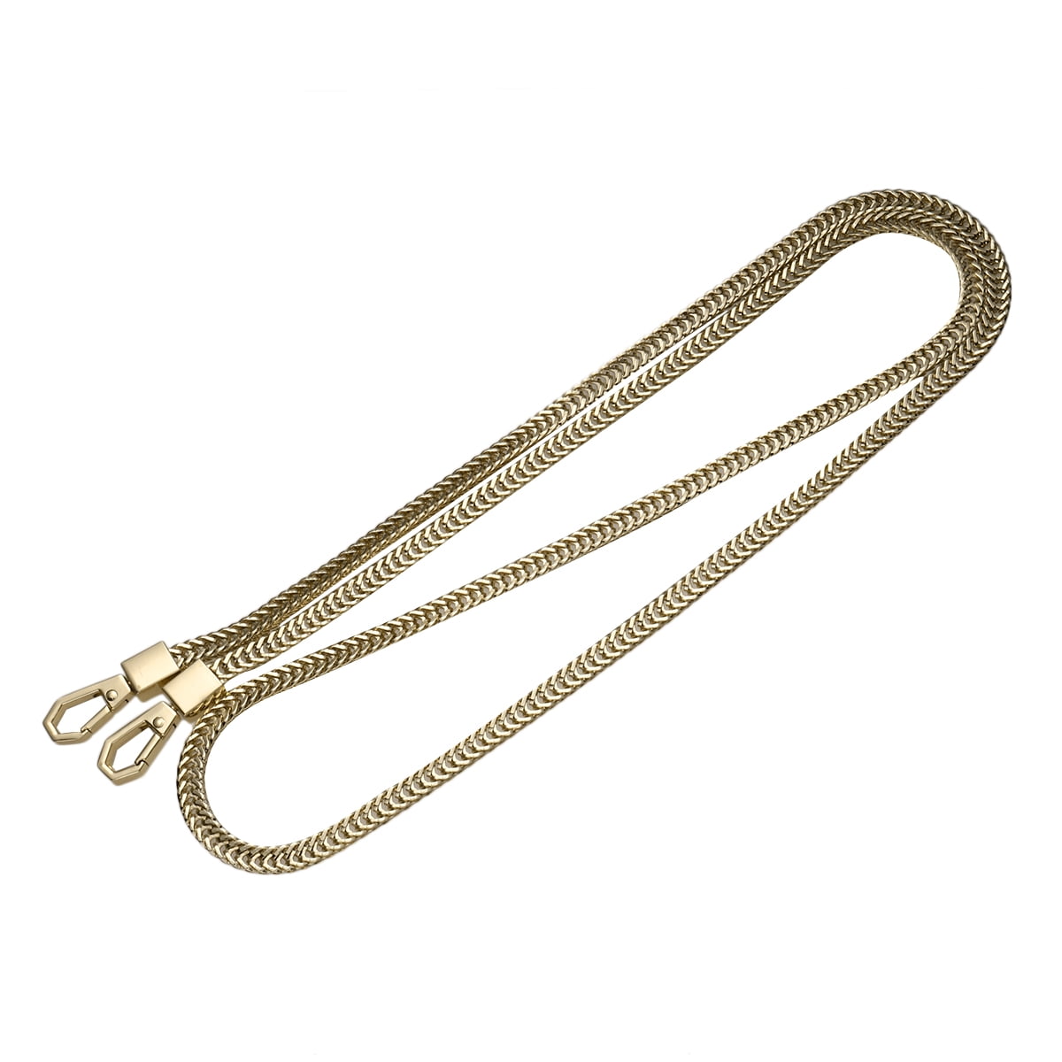 MANLINGDA Bag Chain Strap Long Metal Purse Replacement DIY 100cm Flat