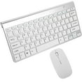 MANLINGDA Compact Keyboard Combo Plug and Play Mini Keyboard Set
