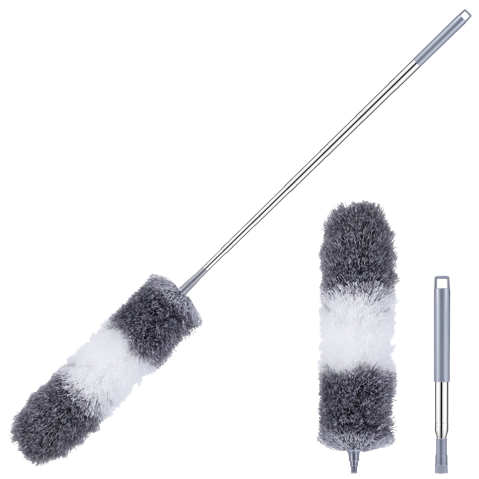 MANLINGDA Duster With Extension Pole Microfiber Duster Dust Cleaner