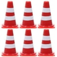 MANLINGDA Kids Toys Miniature Traffic Road Cones & Signs 40Pcs