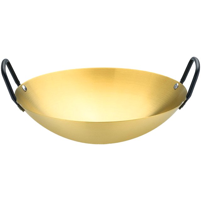 MANLINGDA Stainless Steel Outdoor Griddle Frying Pan 22cm Cookware