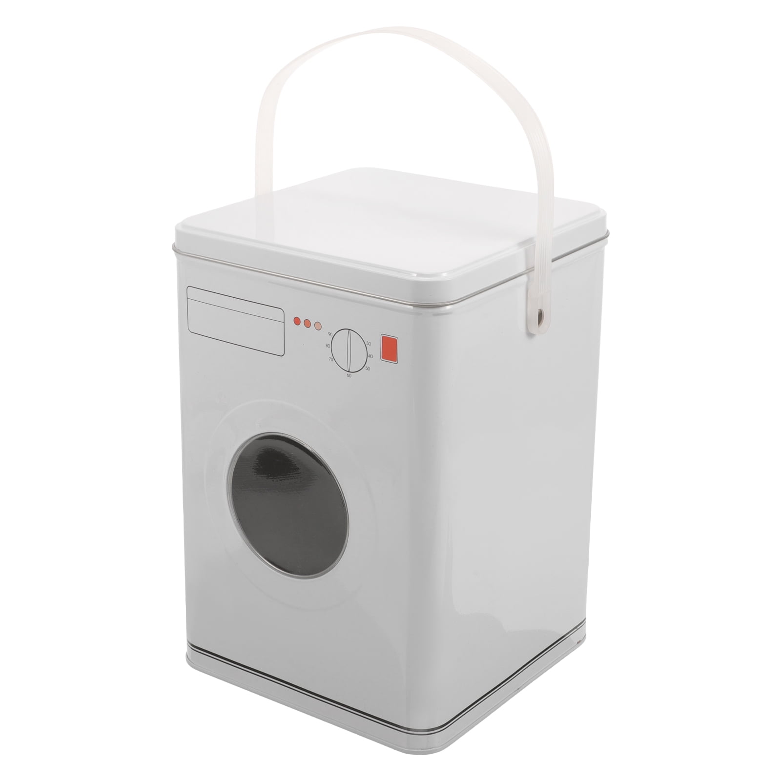 MANLINGDA Washing Machine Shaped Laundry Powder Box Laundry Powder