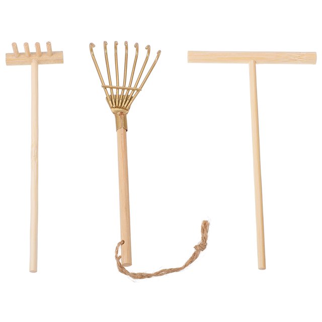 MANLINGDA Zen Sandbox Rake Kit for Outdoor Feng Shui Gardening