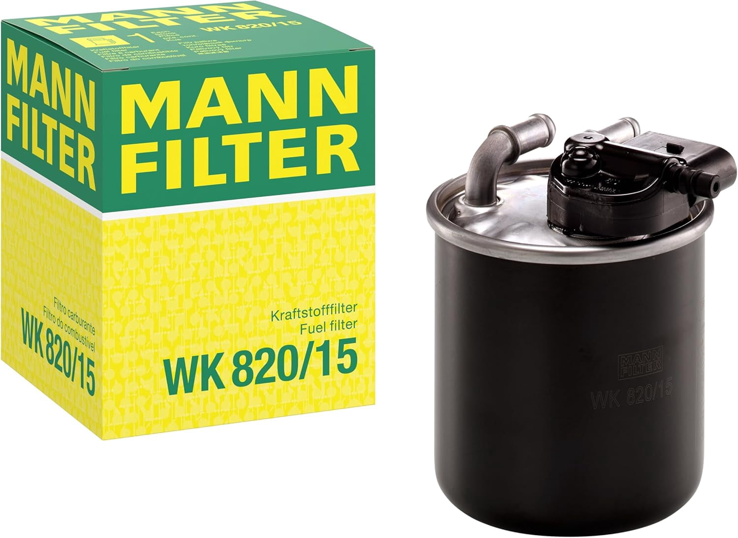 MANN-FILTER WK 820/15 - Fuel Filter for Select Mercedes Sprinter Models Without Integrated Fuel Heating Option