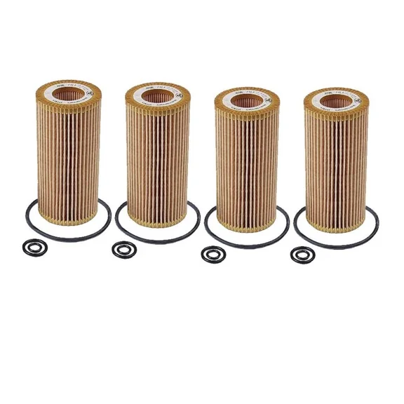 MANN Set 4 Engine Oil Filters Cartridge For MB W211 S211 E320 L6 3.2 Turbo 05-06