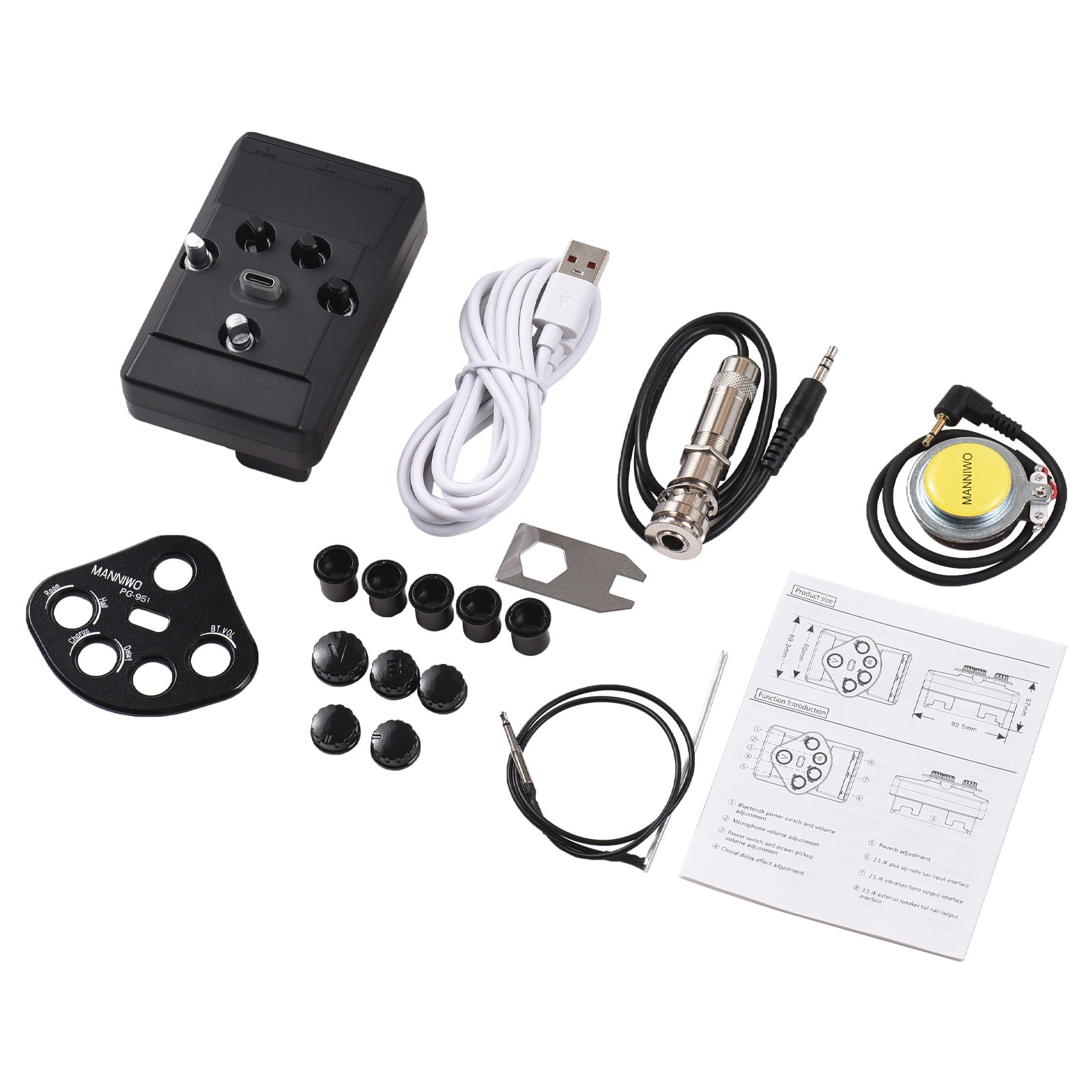 MANNIWO Pickup cartridges,Pickup DIY Kit Pickup Resonance Sound Pickup