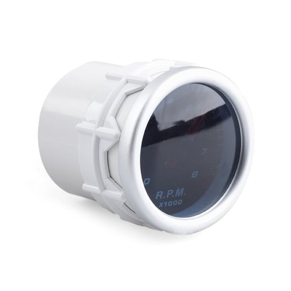 MANNYA 0-8000RPM Tachometer LED Light Pointers 52mm Tacho Gauge Fit 4/6/8 Cylinder Enginee for Auto Car 12V