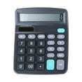 thumbnail image 1 of MANNYA 12-Digit Desk Calculator Business Accounting Tool Battery and Solar Power Clear Big Buttons Lcd Electronic Calculators, 1 of 9