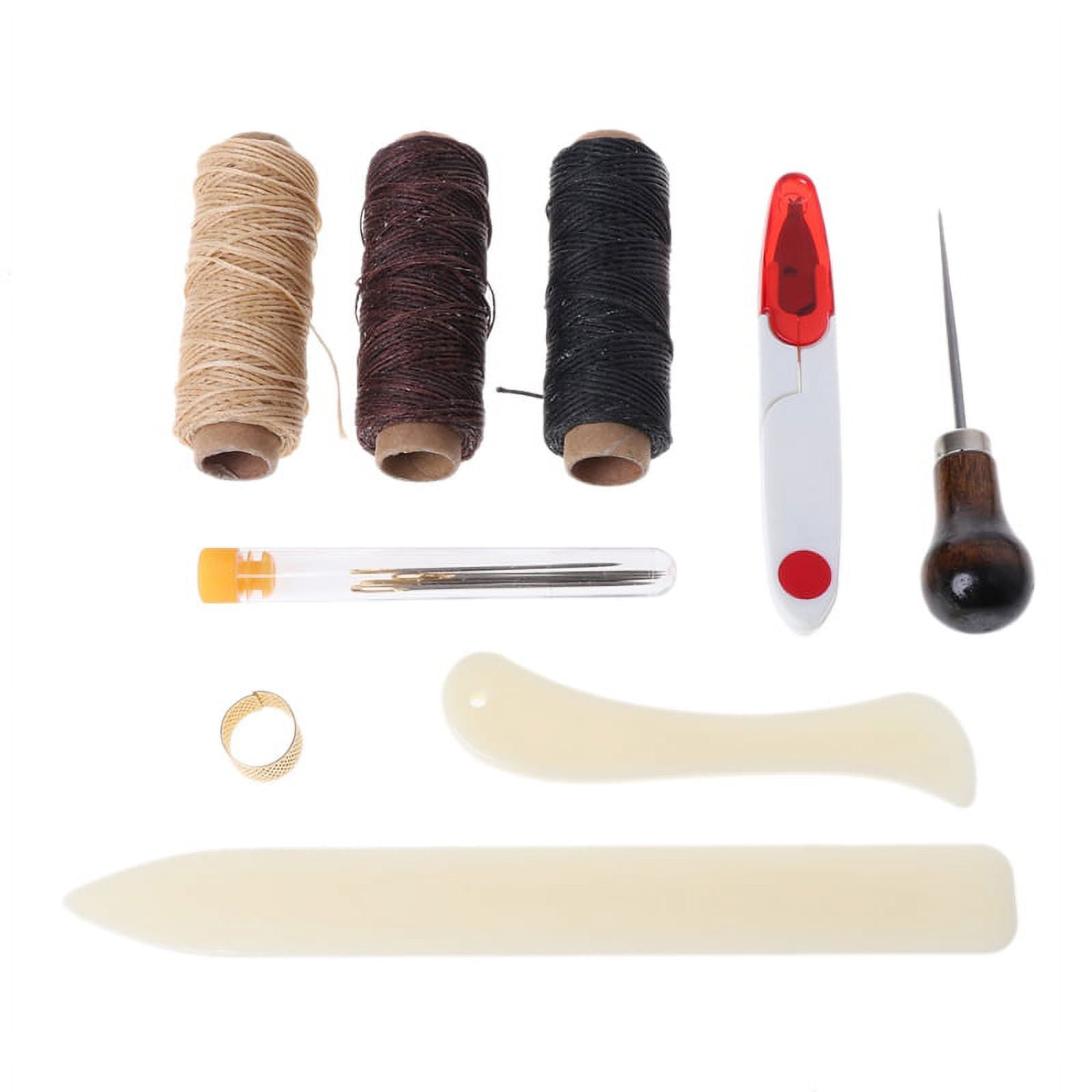 MANNYA 15Pcs Bookbinding Kit Tools Bone Folder Paper Creaser Waxed ...