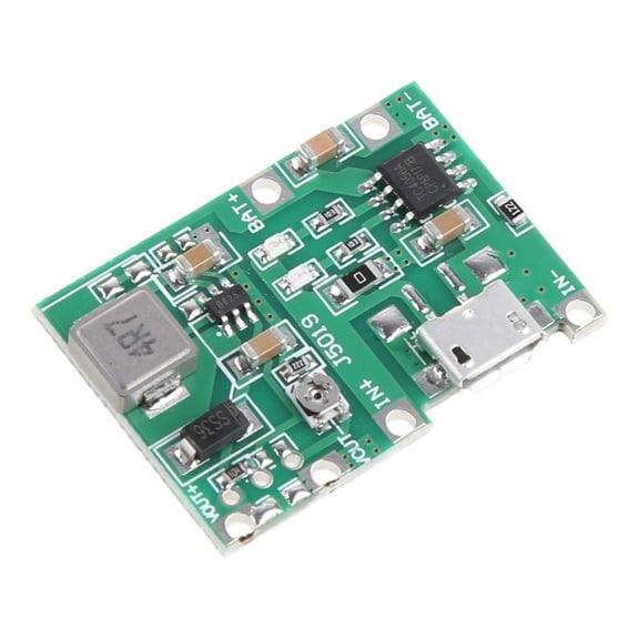 MANNYA 18650 Lithium Battery Charger Boost Module 3.7V Step Up 9V 5V 2A Adjustable Charging Discharge Integrated Circuit Board