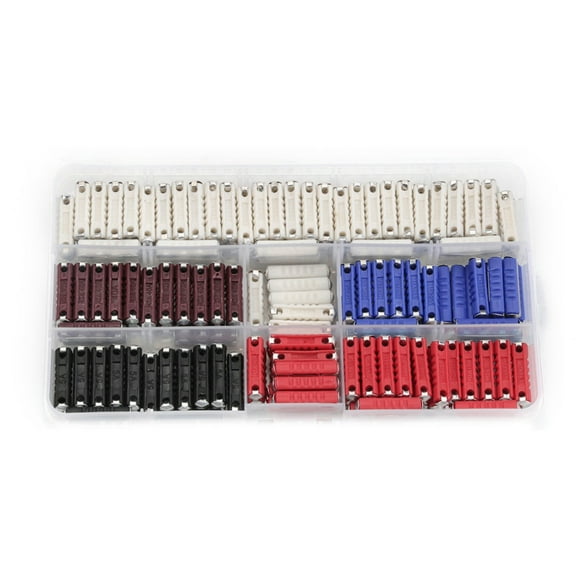 MANNYA 200Pcs Torpedos Fuses Set Torpedos Shaped Fuses Automobile Fuses 5A 8A 10A 16A 25A 40A for Protect Automobile Circuits