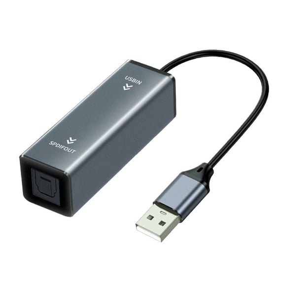 MANNYA 24Bit 96kHz Adapter Portable USB to SPDIF Adapter Converter with Metal Housing Quick Installation