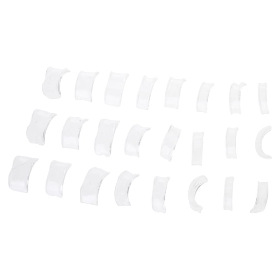 MANNYA 24pcs Silicone Rings Size Reducer for Everyday Use and Sports Flexible Adjuster Adjustable Rings Guard Jewelry Sizer Too
