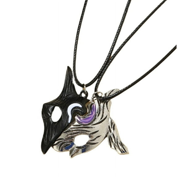 MANNYA 2Pcs Friendship Kindred Eternal Hunter Pendant Necklace Meaningful Jewelry Chain