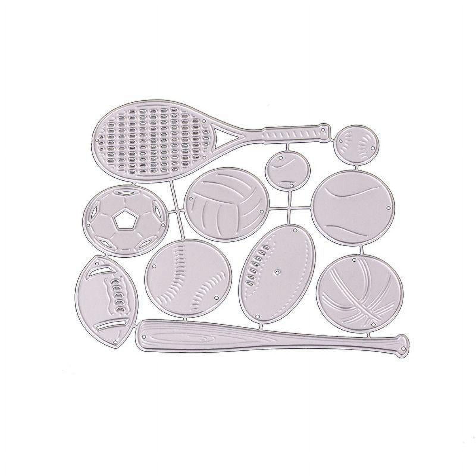 MANNYA Baseball Bat Metal Die Cuts Cutting Dies Cut Stencils for DIY ...