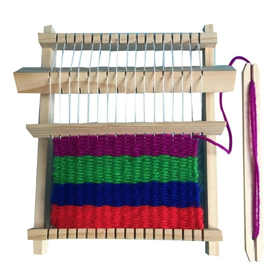 MANNYA Special Educational Traditional Wooden Weaving Hand Knitting Toddler Birthday