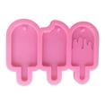 thumbnail image 1 of MANNYA DIY Three Ice Cream Keychain Resin Mold Handmade Cute Popsicle for Key Chain Mou, 1 of 10
