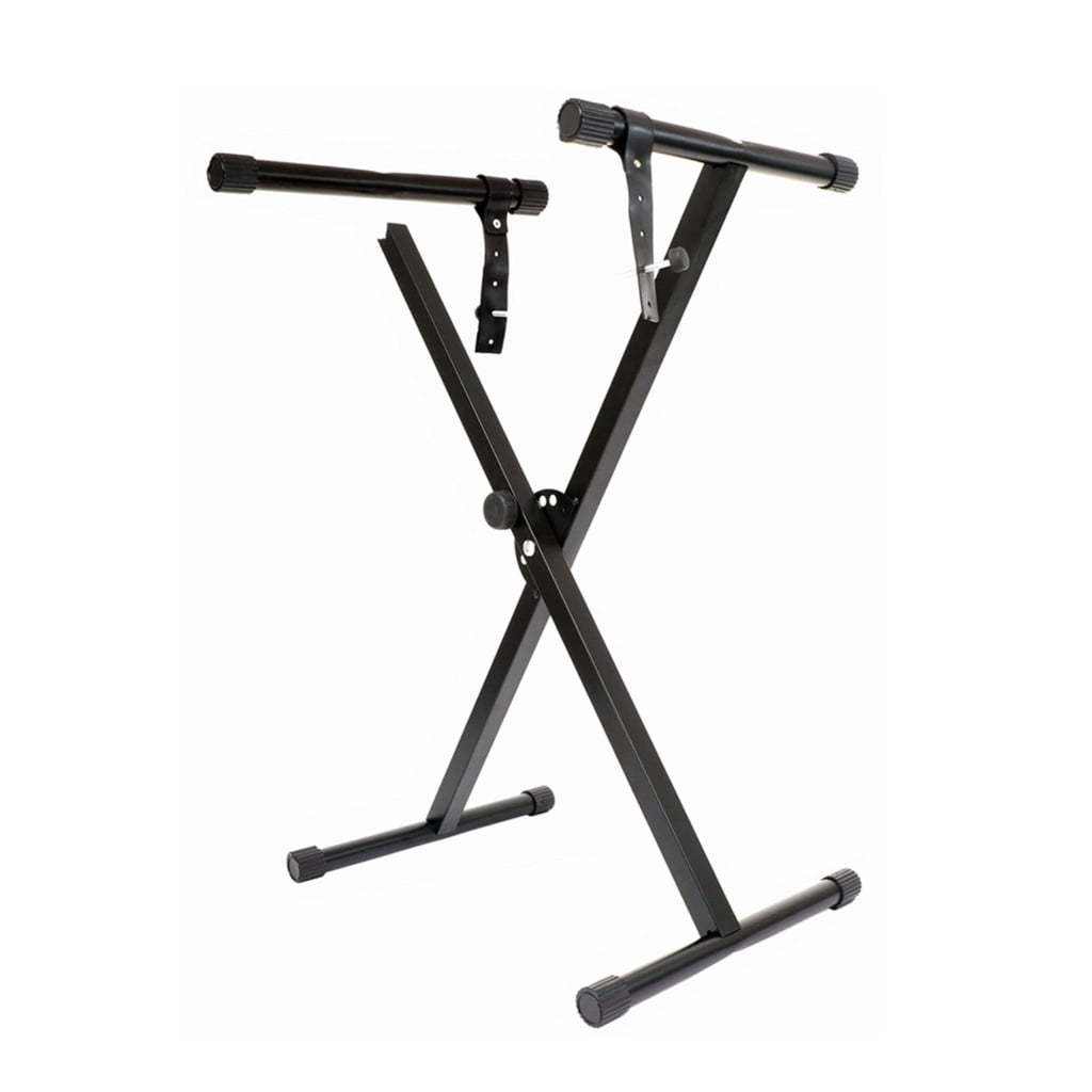 MANNYA Digital Piano Stand Single-X Keyboard Stand Keyboard Rack Music Piano Keyboard Stand with 7 Adjustable Height Positions