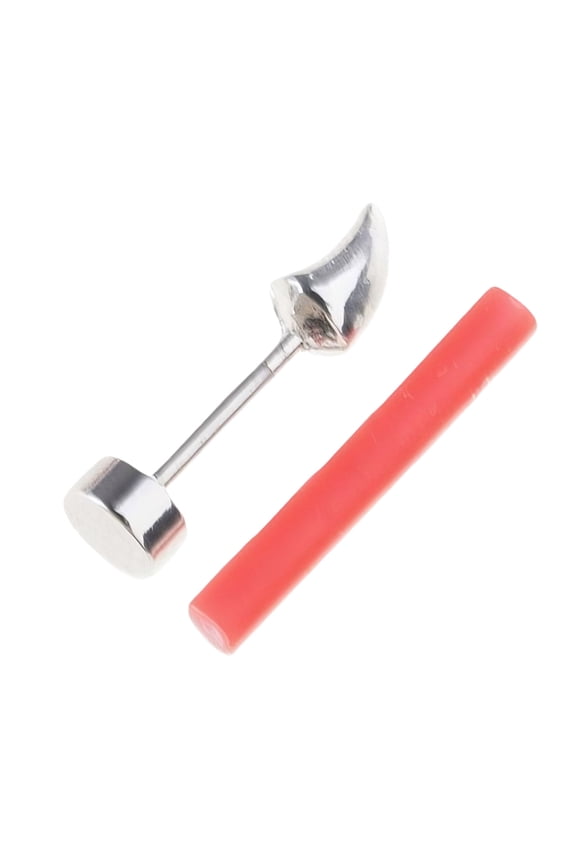 Edgy Demons Spikes Ear Studs Lightweight Stainless Steel Body Jewelry Accessories For Parties And Work