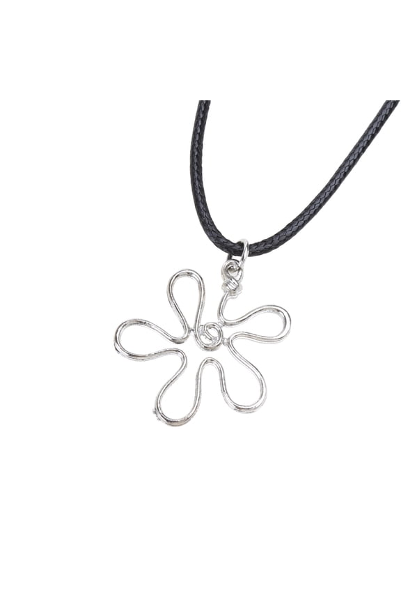 Flower Necklace Irregular Metal Flower Collar Chain for Women Valentines Day Flower Neckchain Necklace Gifts