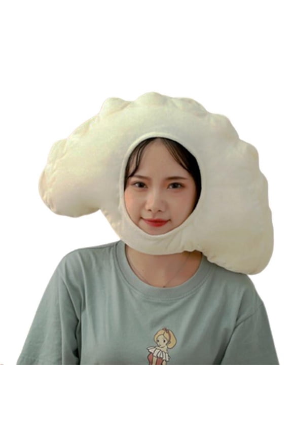 Funny Dumpling Hat Toy Headgear Cap Xmas Cosplay Family Gathering for Boy Girl