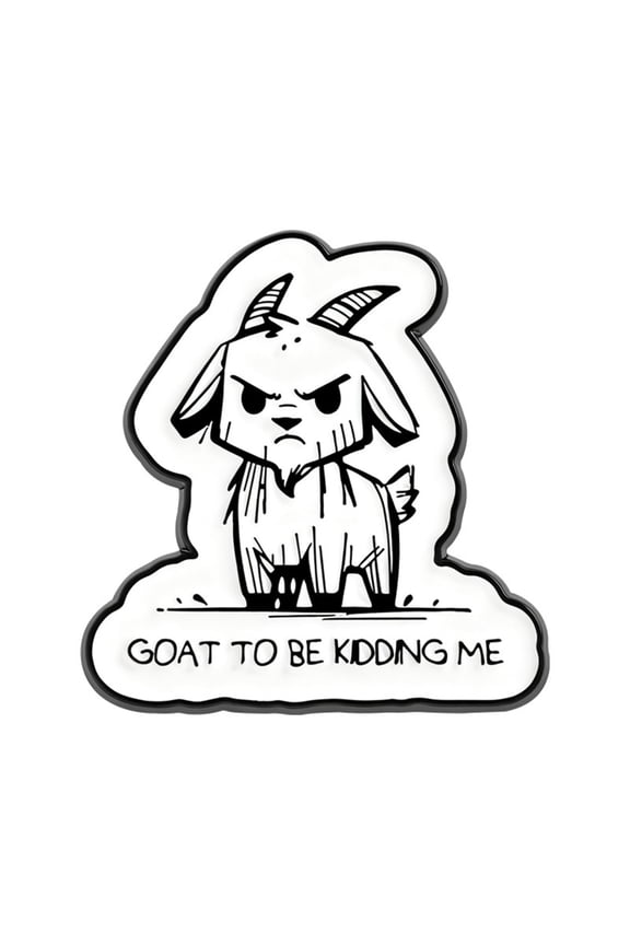 Goat Alloy Pin Brooch Stylish Theme Jewelry Decoration for Backpack Lapel Hat Fashion for Friend