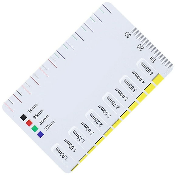 MANNYA Guitar Set Up Repairing Luthier Tool for Guitar, Ukulele, Banjos, Guitar String Action Gauge Ruler, Guitar Height Gauge
