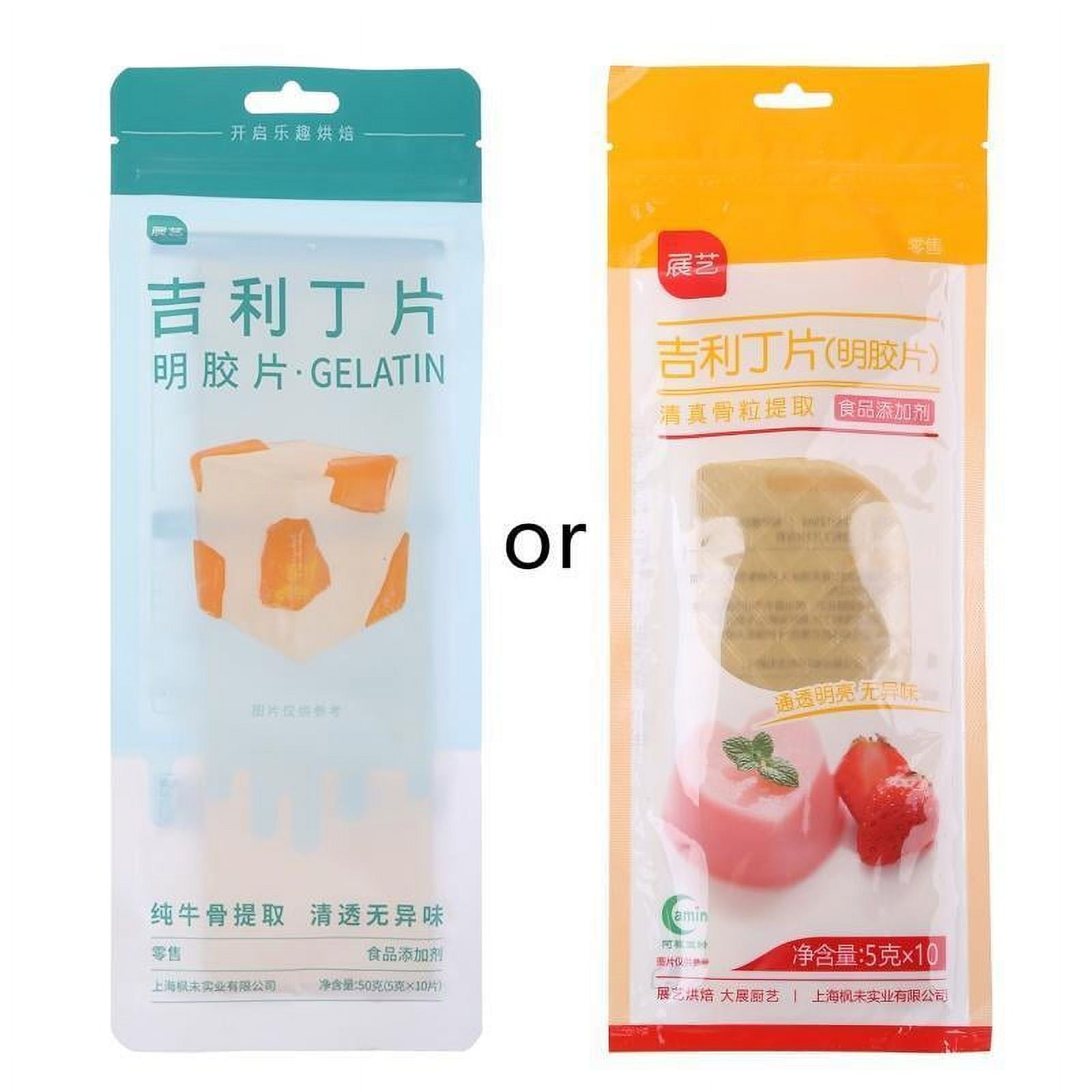 MANNYA Halal Silver Leaf Gelatine Beef Gelatin Leave for Cooking Cake