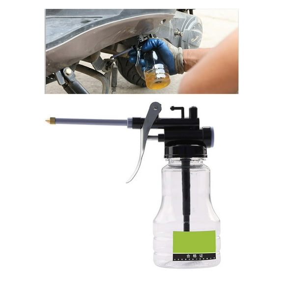 MANNYA 250ml Oiler with Hose Spout Lubricating Oil Thumb Oil Can Tool Lubrication Bottle