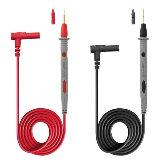 MANNYA High Performance Multimeter Test Leads Silicone Electrical Multitester Leads Gold-plated Tip Multimeter Test Lead