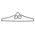 thumbnail image 1 of MANNYA Horizontal Flags Wall Scroll Hanger Garden Stand Frame Durable Stainless Steel, 1 of 7