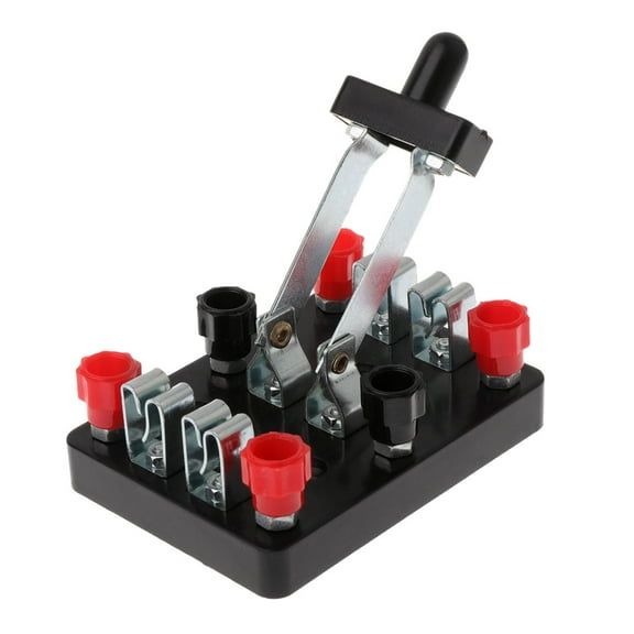 MANNYA Knife Switch Double Pole Double Throw Switch DPDT Physical Experiment Teaching