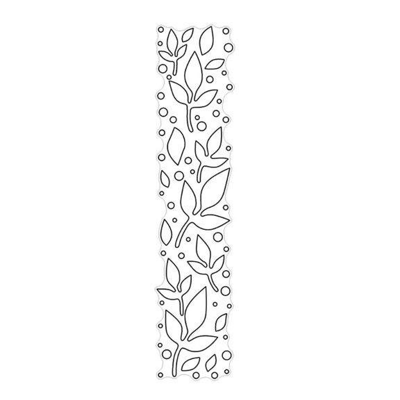MANNYA Leaf Strip Border Frame Metal Cutting Die Cuts Stencils for DIY Embossing Card Making Photo Decorative Paper Scrapbooking Craft