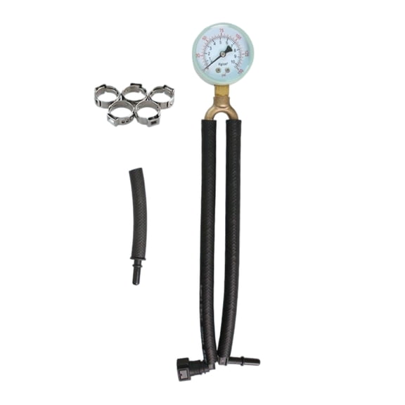 MANNYA Metal and Rubber Pressure Gauge with Fast Release Feature for Precise Diagnostic in Oil Pressure Testing