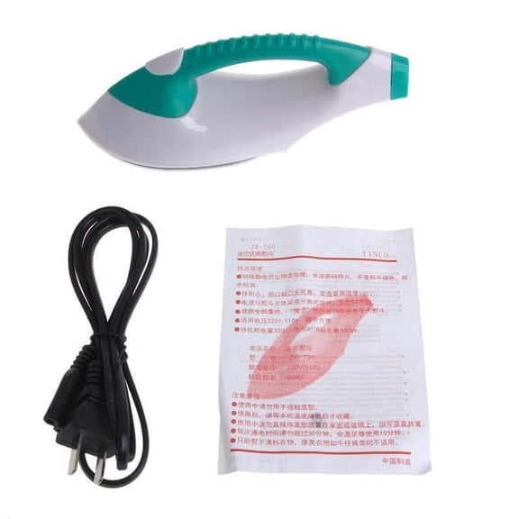 MANNYA Mini Portable Electric Traveling Iron For Clothes Dry US Plug