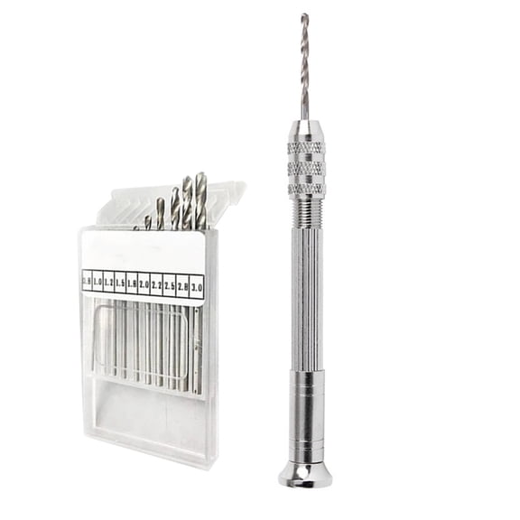 MANNYA Mini Twist Drill Bits Set Precision Small Hand Drill For Resin Rotary Tools