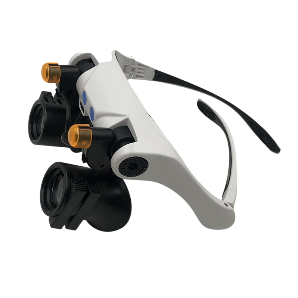 MANNYA Multipurpose USB Rechargeable 25x Magnifyings Headset for High Watch Repair and Jewelry Crafting Supplies